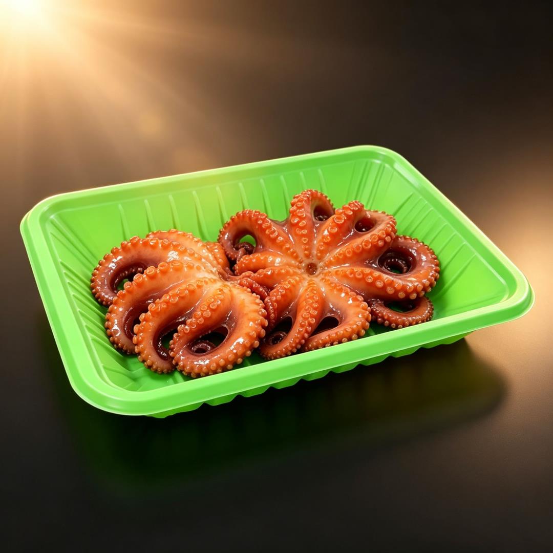 食品级 PP 生鲜托盘 | 彩色托盘 | 海鲜肉陈列