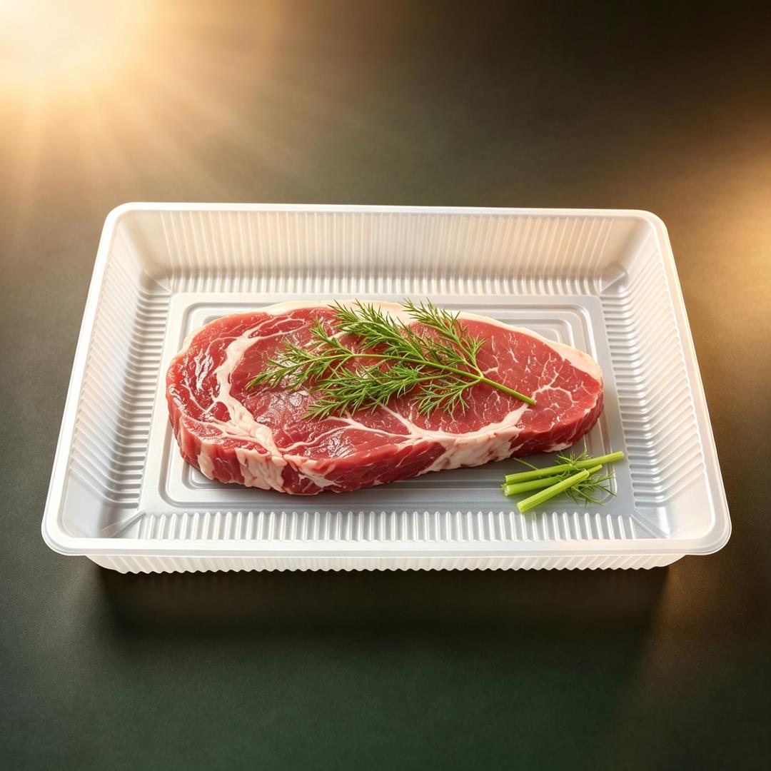食品级 PP 生鲜托盘 | 透明托盘 | 鲜肉牛排